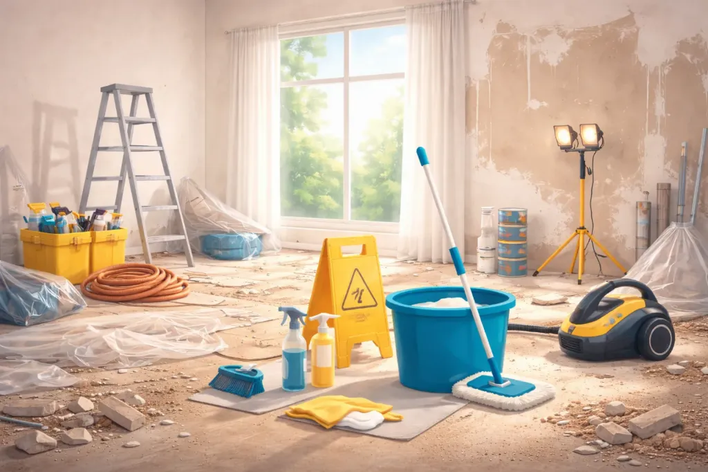 Ménage après travaux (oui)